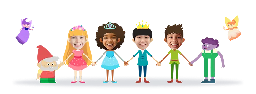 Kids together in Toon Kids adventure