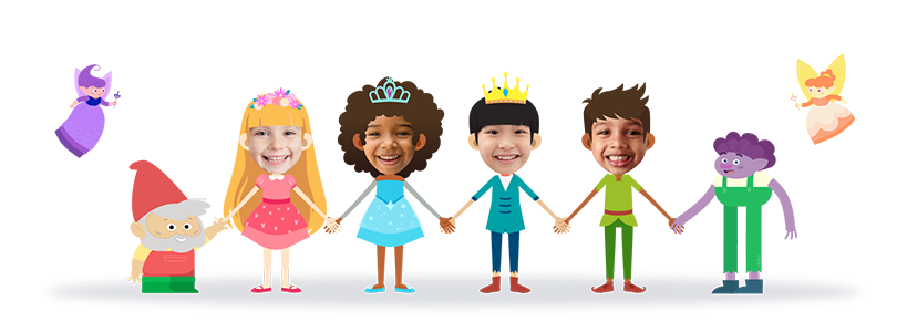 Kids together in Toon Kids adventure